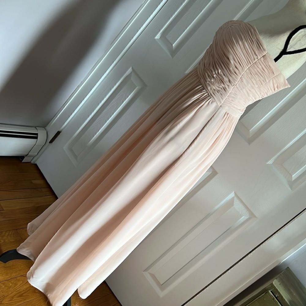 Sweetheart Criss-Cross Sleeveless Empire Chiffon Bridesmaid Dress With Straps - Picture 8 of 10